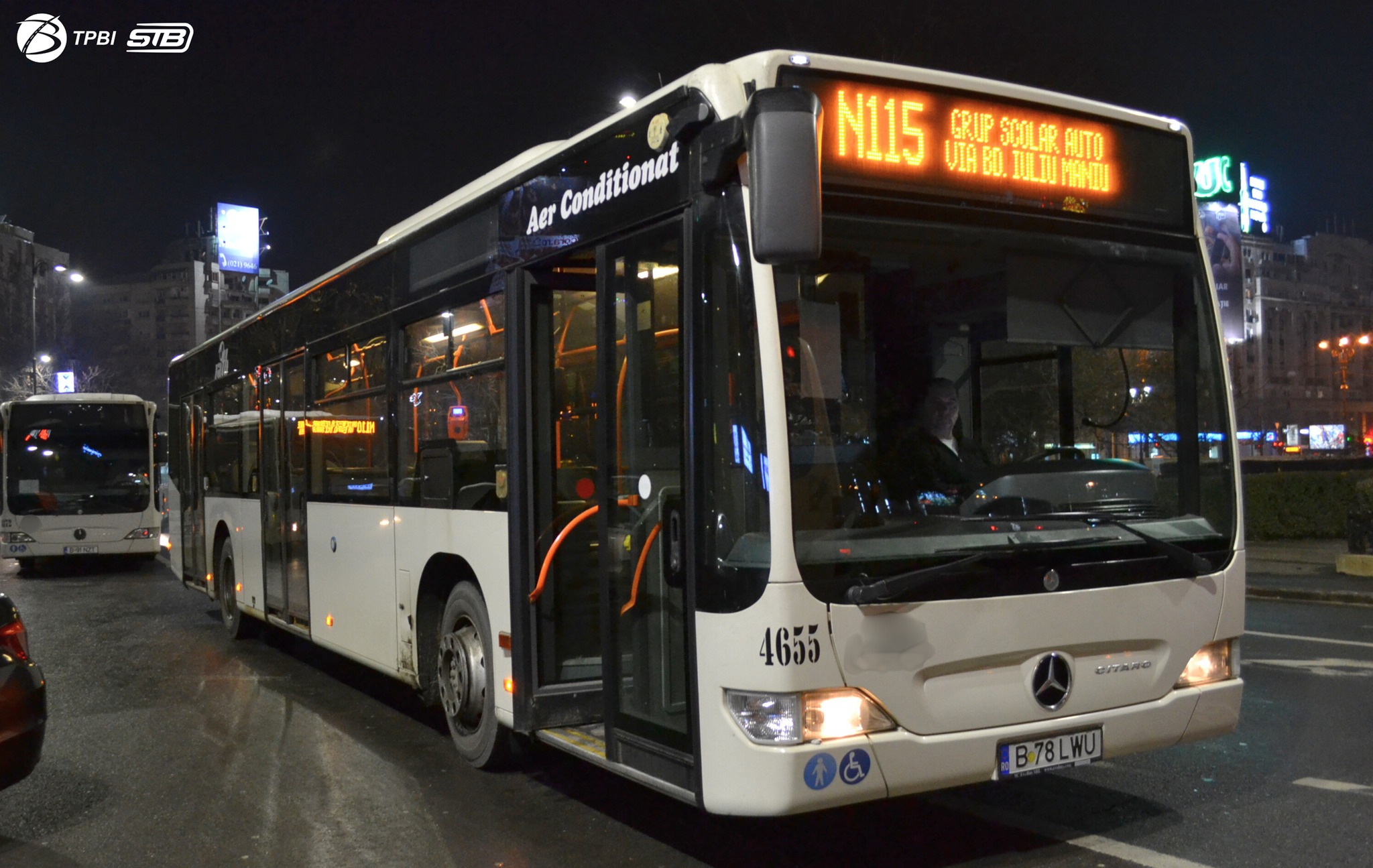 Traseu scurtat pentru linia N115, timp de patru nopți