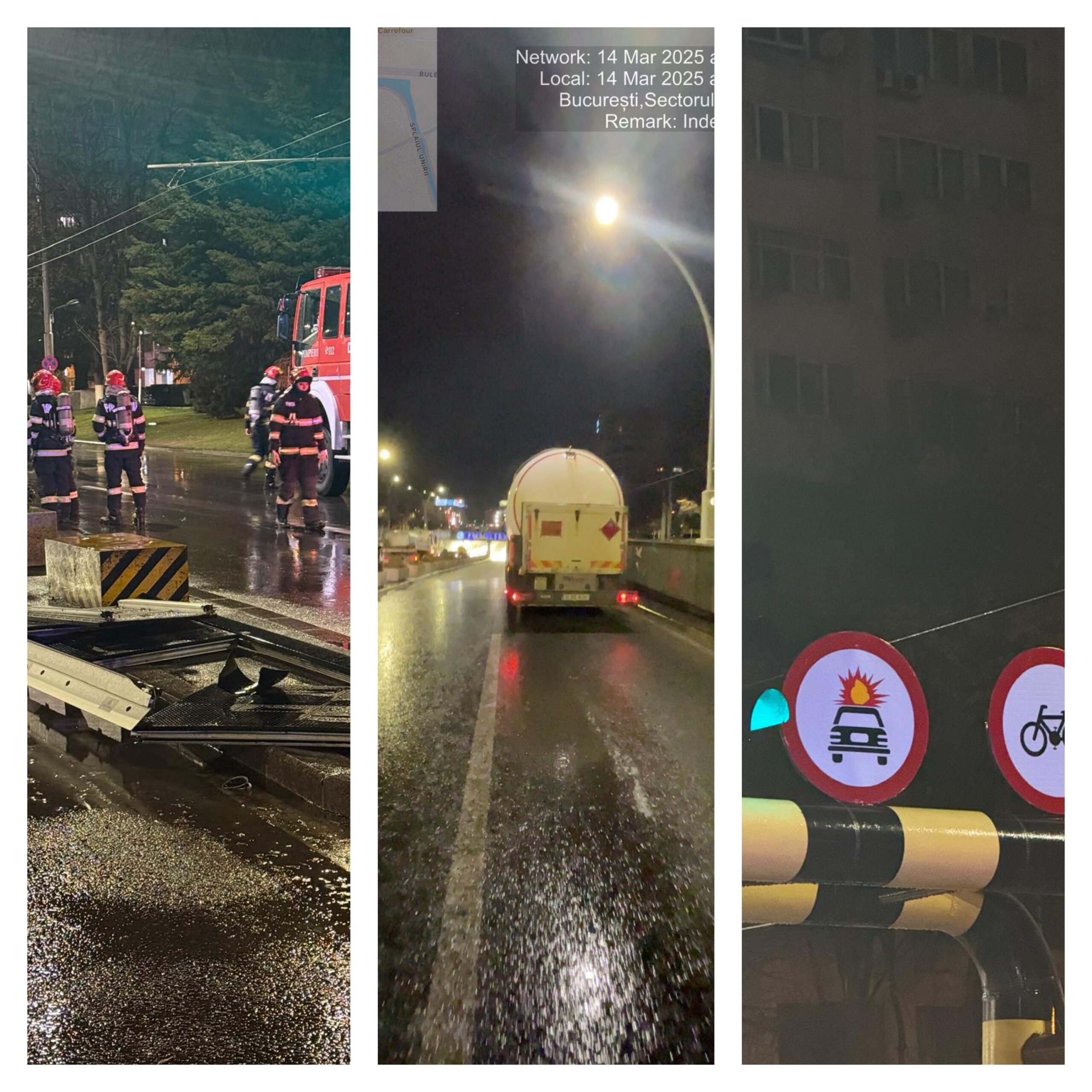 Amendă de 1800 de lei pentru şoferul care era la un pas să intre în Pasajul Unirii cu cisterna de GPL. VIDEO cu momentul extragerii