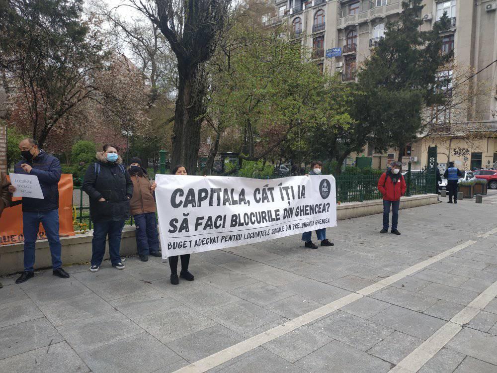 Lucrările la blocul de locuințe sociale din Prelungirea Ghencea, încă blocate