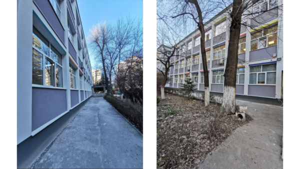 Un elev de clasa a 7-a a afișat semne fasciste pe fereastra școlii