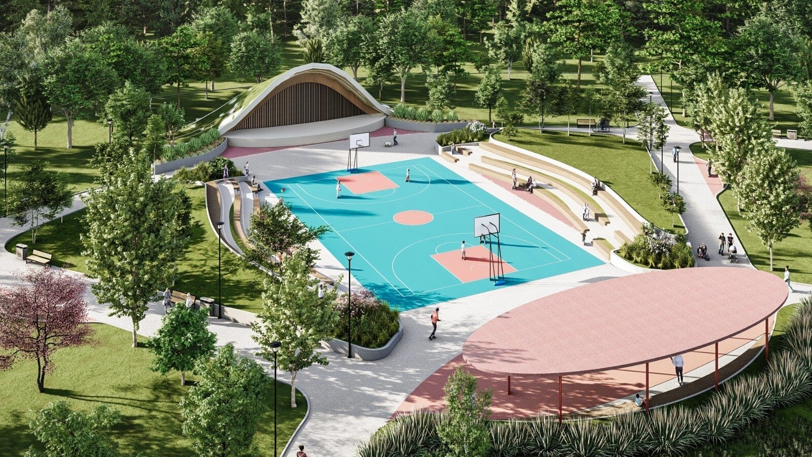 Sectorul 6 amenajeaza Parcul Crangasi: scena noua, teren de sport si spatii de socializare pe 9 hectare
