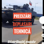 Filmare cu un convoi de tehnică militară, folosită cu scopul dezinformării pe TikTok. FOTO: InfoRadar