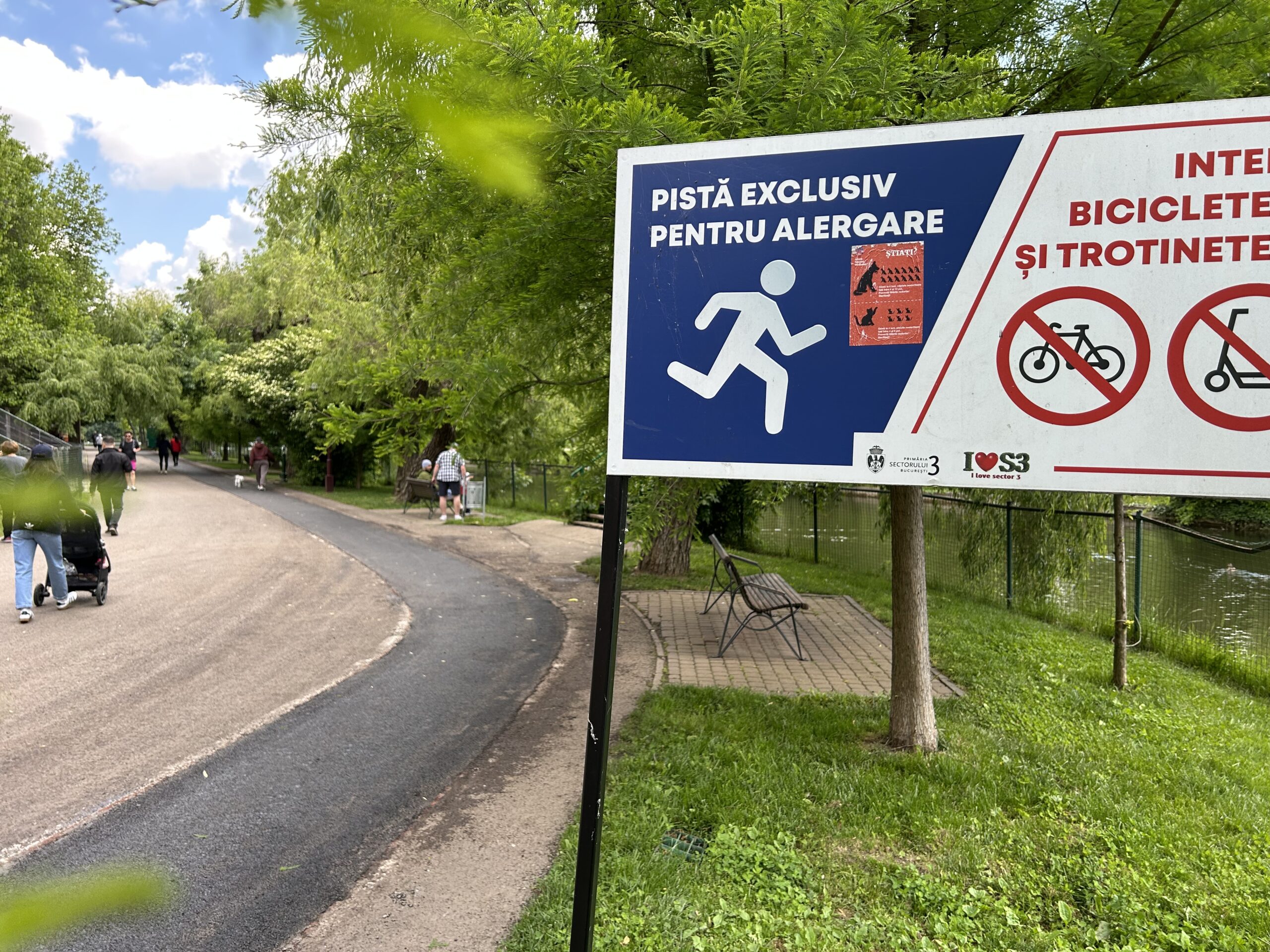 mutarea pistei de alergare