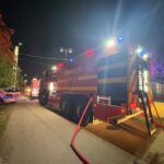 Ilfov | Incendiu pe strada Tudor Arghezi, din localitatea Tunari. FOTO: ISU