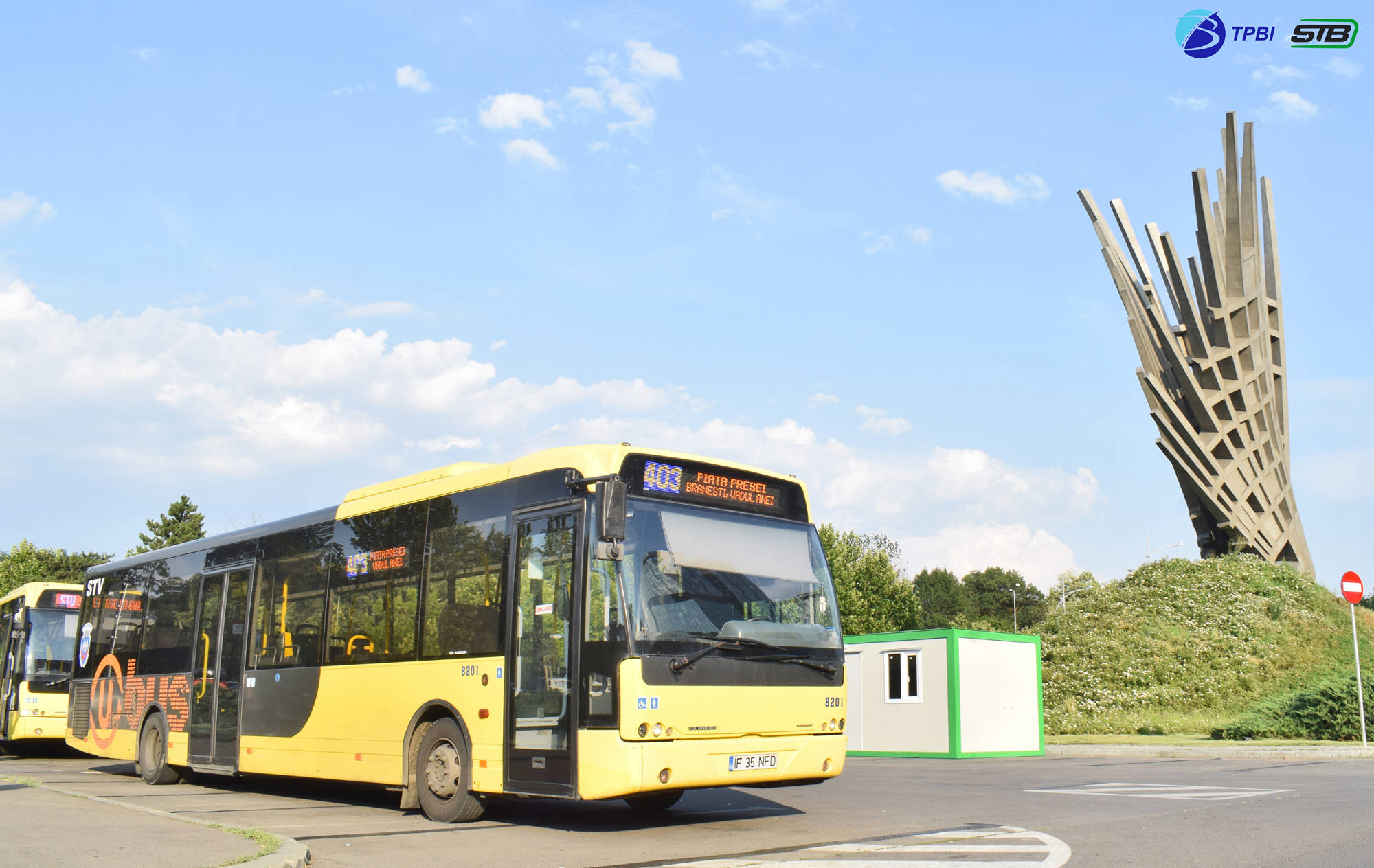 Autobuzele liniei 403 vor circula pe un traseu modificat pe sensul spre „Piața Presei”, din 21 iunie. FOTO: TPBI