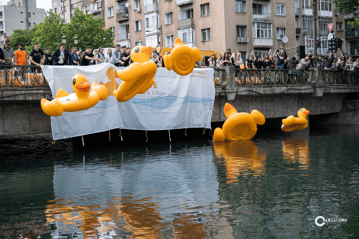 Cursa de Rățuște, un eveniment caritabil pentru copiii cu deficiente de auz. FOTO: bucuresti.cursaderatuste.ro