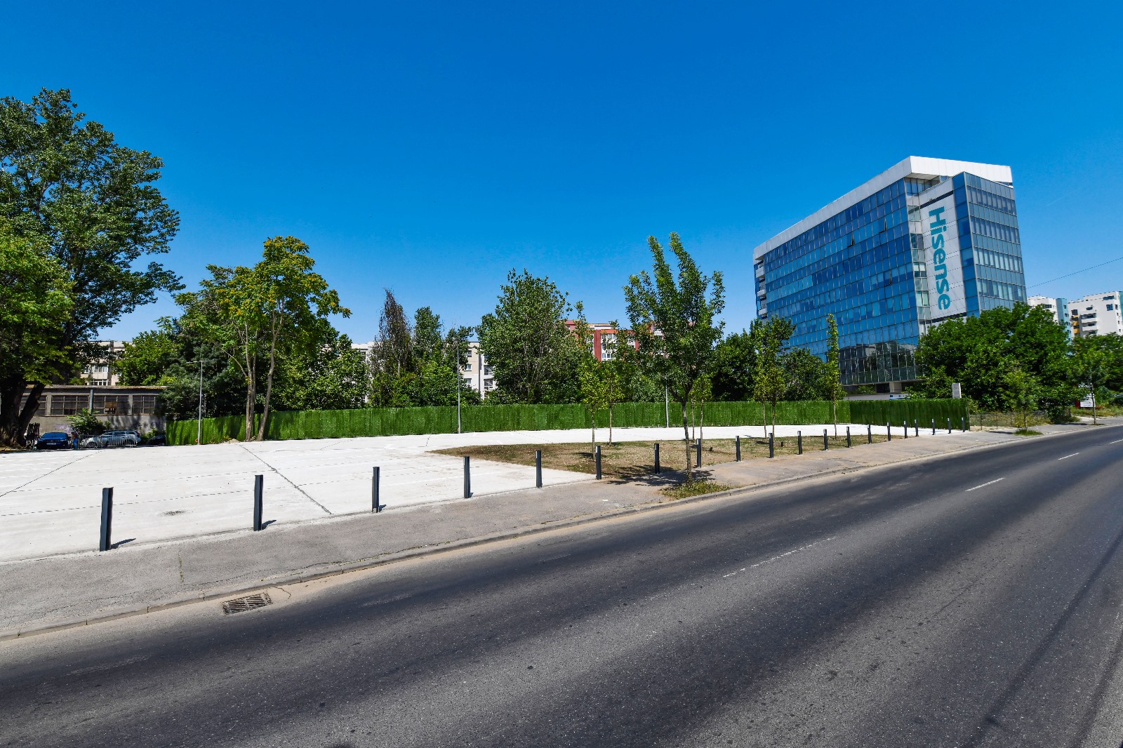  Parcare nouă pe Șoseaua Virtuții. Foto: FB/ Ciprian Ciucu