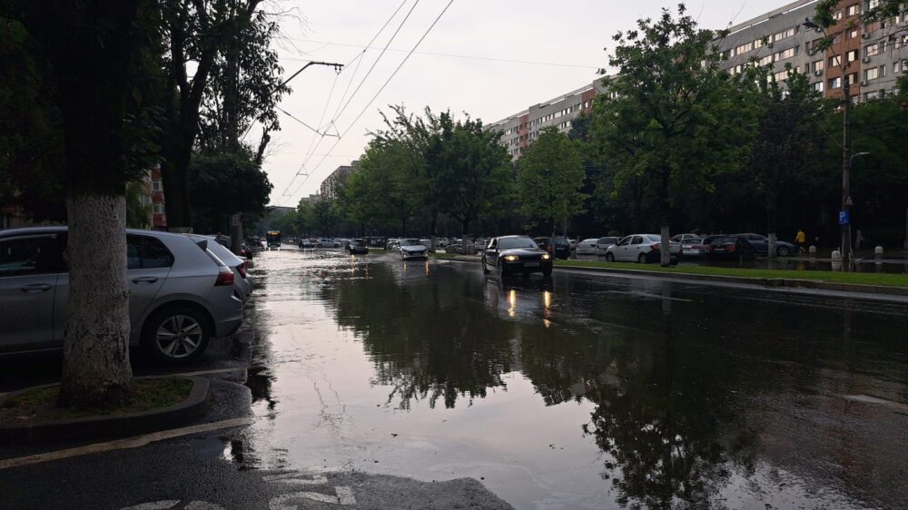 Circulația tramvaielor blocată