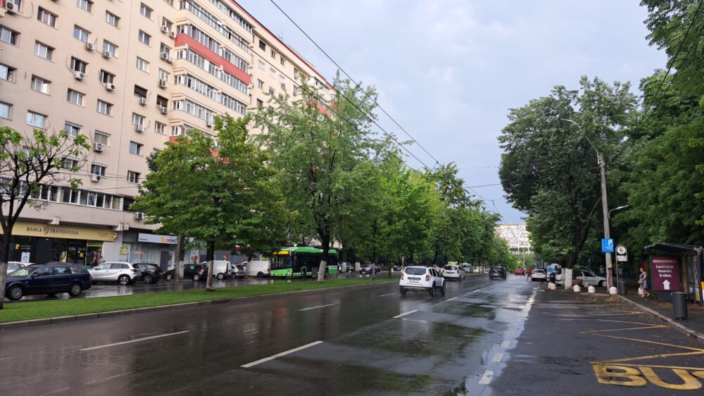 Circulația tramvaielor blocată
