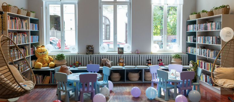 Copiii se pot juca la biblioteca „Ion Creangă” Ludoteca modernizată a filialei Bibliotecii Metropolitane s-a redeschis. FOTO: bibmet.ro