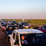 Restricții de circulație pe A2, în zona Fetești, marți | FOTO: Inquam Photos / Alexandru Busca