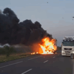 accident mortal pe E85