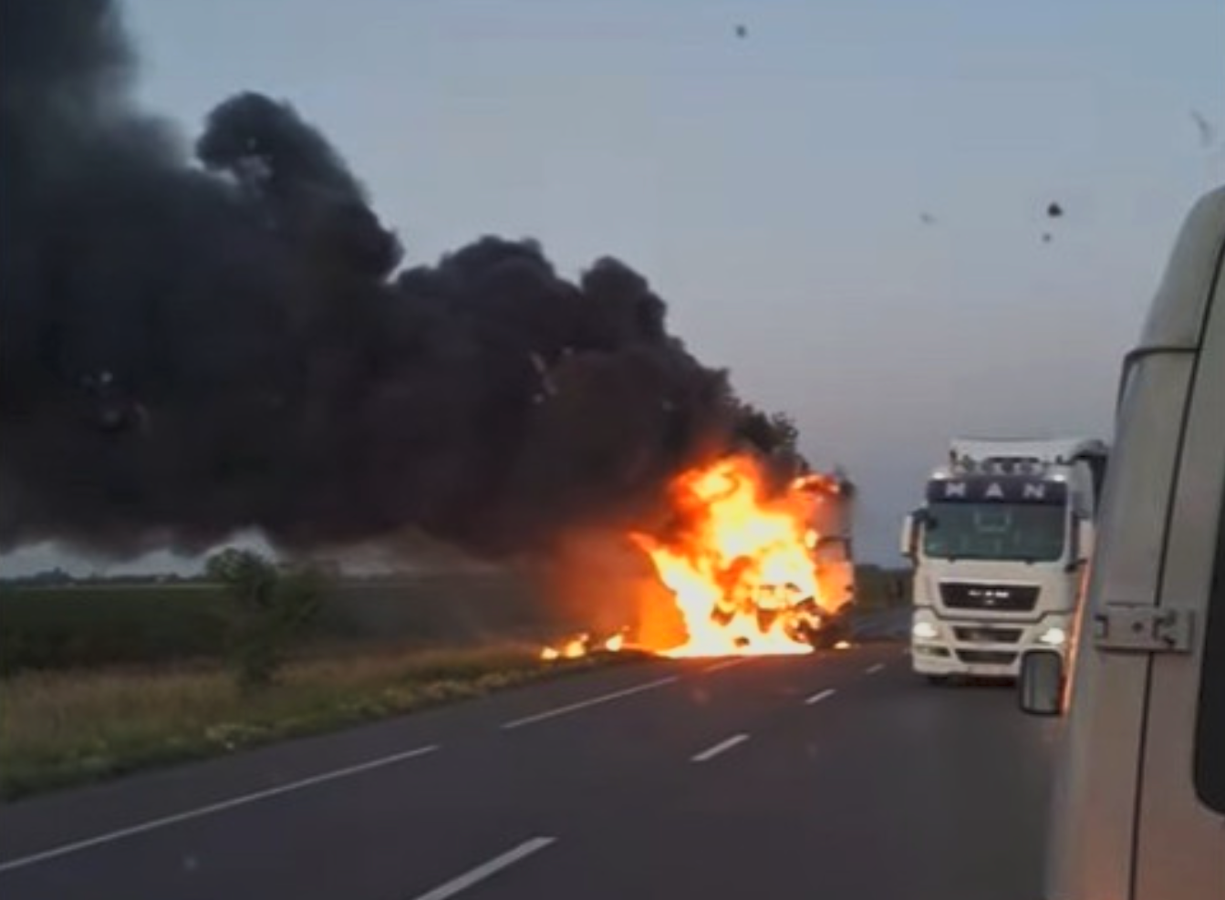 accident mortal pe E85