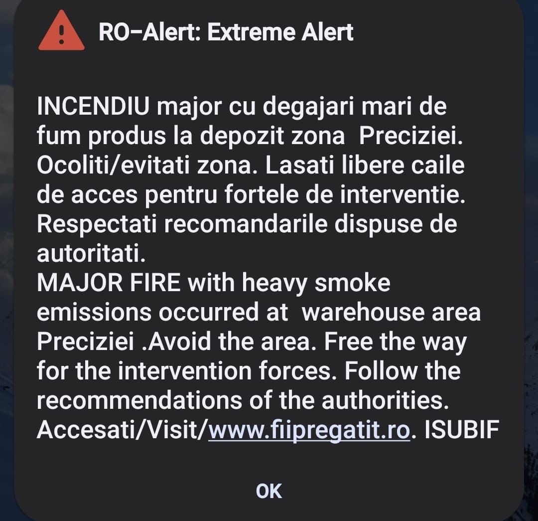 Incendiu de amploare