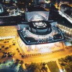 Amfiteatrul în aer liber, pe Teatrul National București. FOTO: TNB