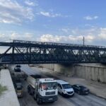 Pasajul pietonal montat în zona CF. FOTO: FB / Ionel Scrioşteanu