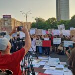 protest împotriva violenței asupra femeilor