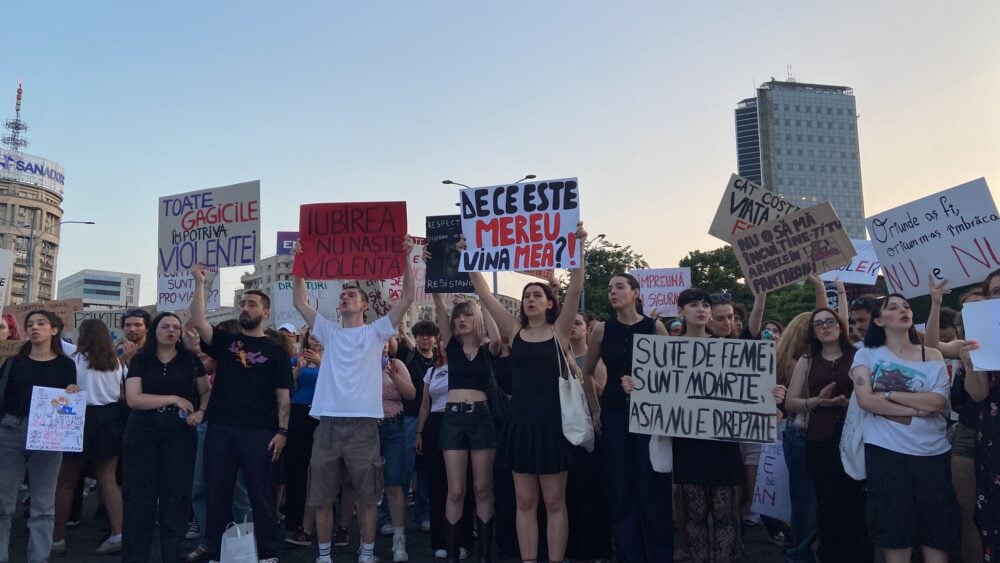 protest împotriva violenței