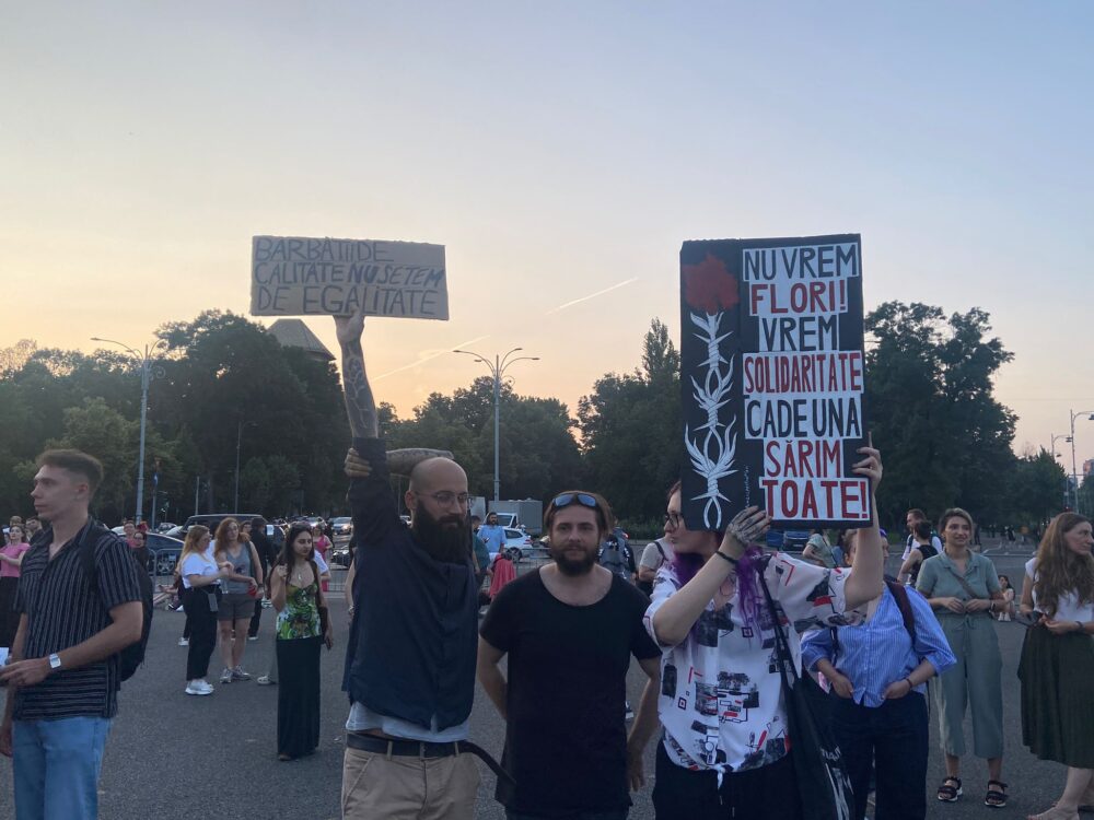 protest împotriva violenței