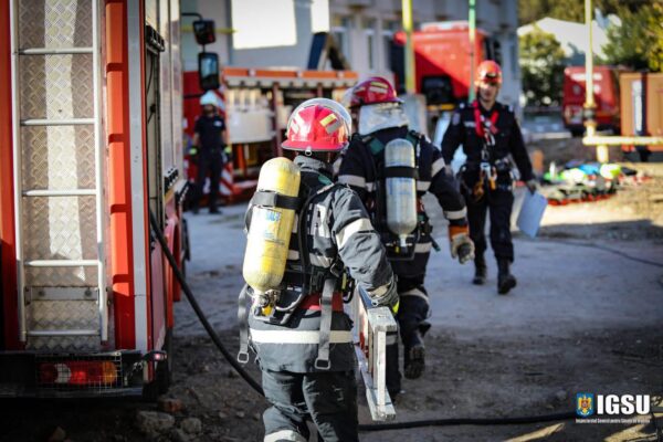 Simulare de cutremur major. FOTO: IGSU