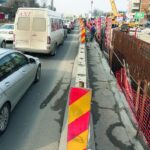 Restricții temporare de circulație, în Pasajul Băneasa. FOTO: libertatea.ro