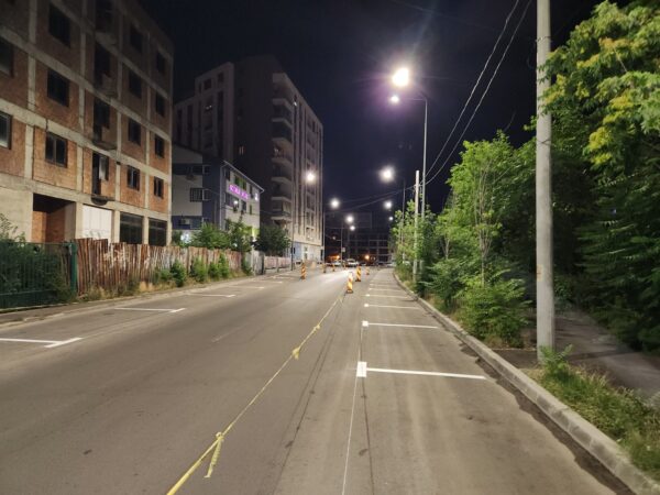 Sector 6 | 116 locuri noi de parcare cu plată au fost trasate pe trei străzi din sector | FOTO: Primăria Sector 6 via Facebook