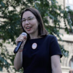 Ana Ciceală candidează la Primăria Capitalei din partea SENS și URS. Foto: Inquam Photos / Mălina Norocea