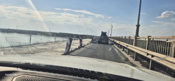 Aglomeraţie la punctul de frontieră Giurgiu - Ruse. FOTO: FB / Diana Baltac