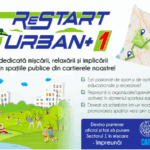 Sectorul 1 | Proiectul „ReStart Urban + 1" transformă spațiile publice în locuri pentru activități în aer liber. FOTO: PS1