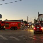 Incendiu pe Strada Sulfului din Sectorul 2. Patru linii STB, blocate pe Șoseaua Fundeni. Foto: Cătălin Anghel-Dimache