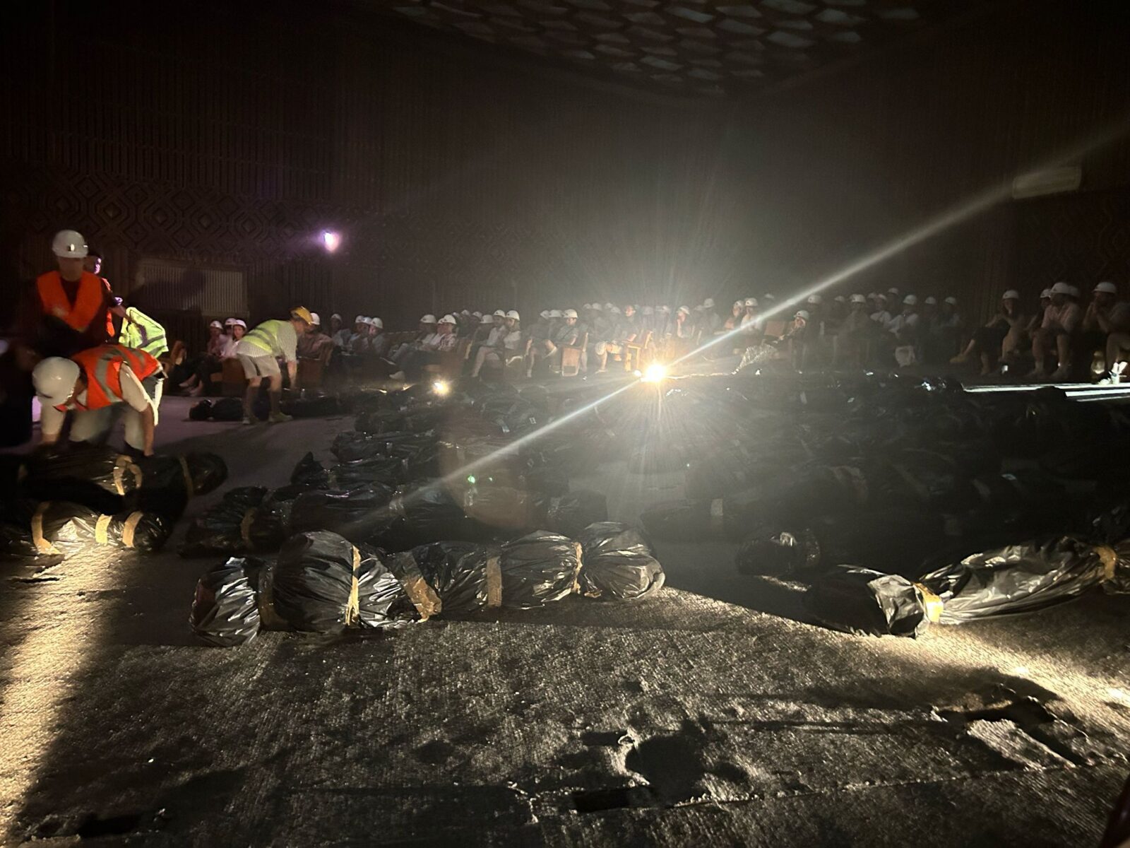 „Ordinul Criminal”, la sala Omnia, în prezența fiului inginerului-disident Gheorghe Ursu. Foto: Andreea Tudor