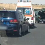 Trafic oprit pe Autostrada Soarelui, din cauza unui accident în lanț. Foto: Ziua de Constanţa