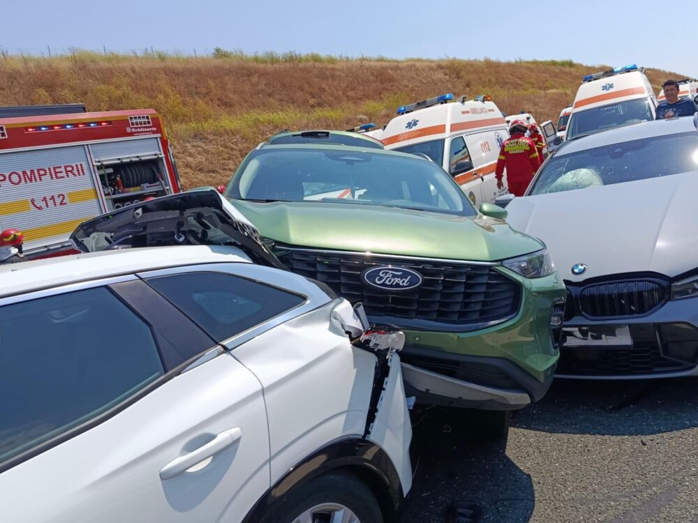 carambol pe autostrada A2