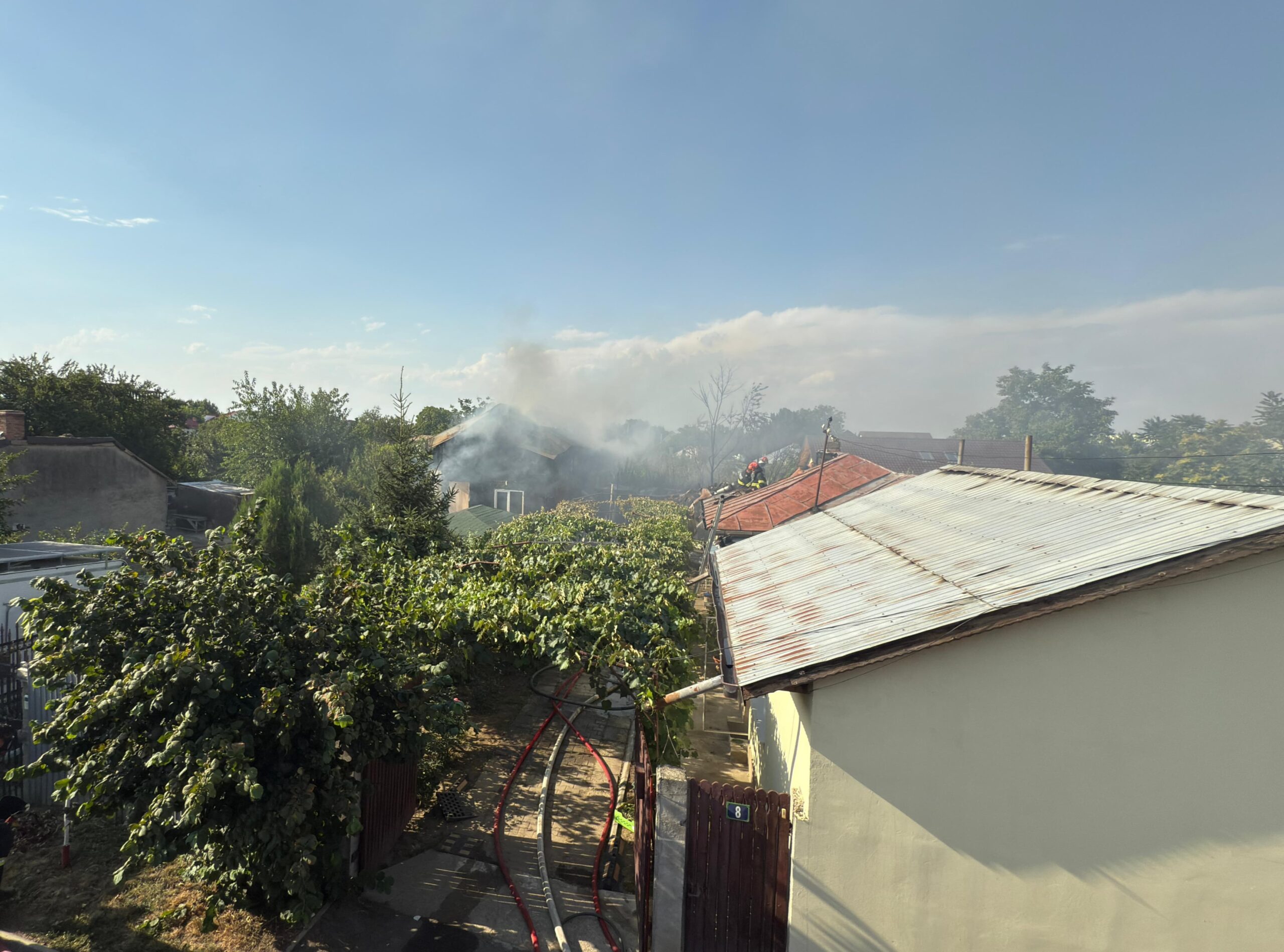 VIDEO | Incendiu în județul Ilfov. A fost emis mesaj Ro-Alert