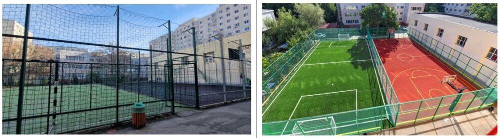 terenuri de sport modernizate