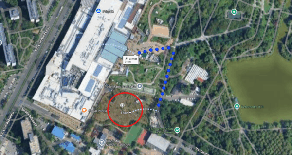 Bloc de șase etaje, în buza Parcului IOR, respins de instanță. Constructorii mall-ului Parklake au pierdut procesul cu Consiliul Local. Foto: Google Maps