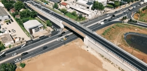 Pasajul Therme de peste DN1. FOTO: FB / Primăria Corbeanca