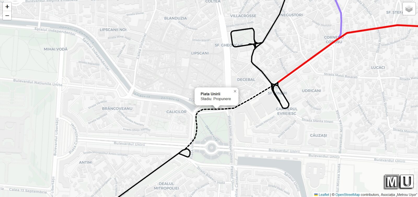 „Șantierele tramvaielor”, în format digital. Asociația „Metrou Ușor” lansează o hartă interactivă