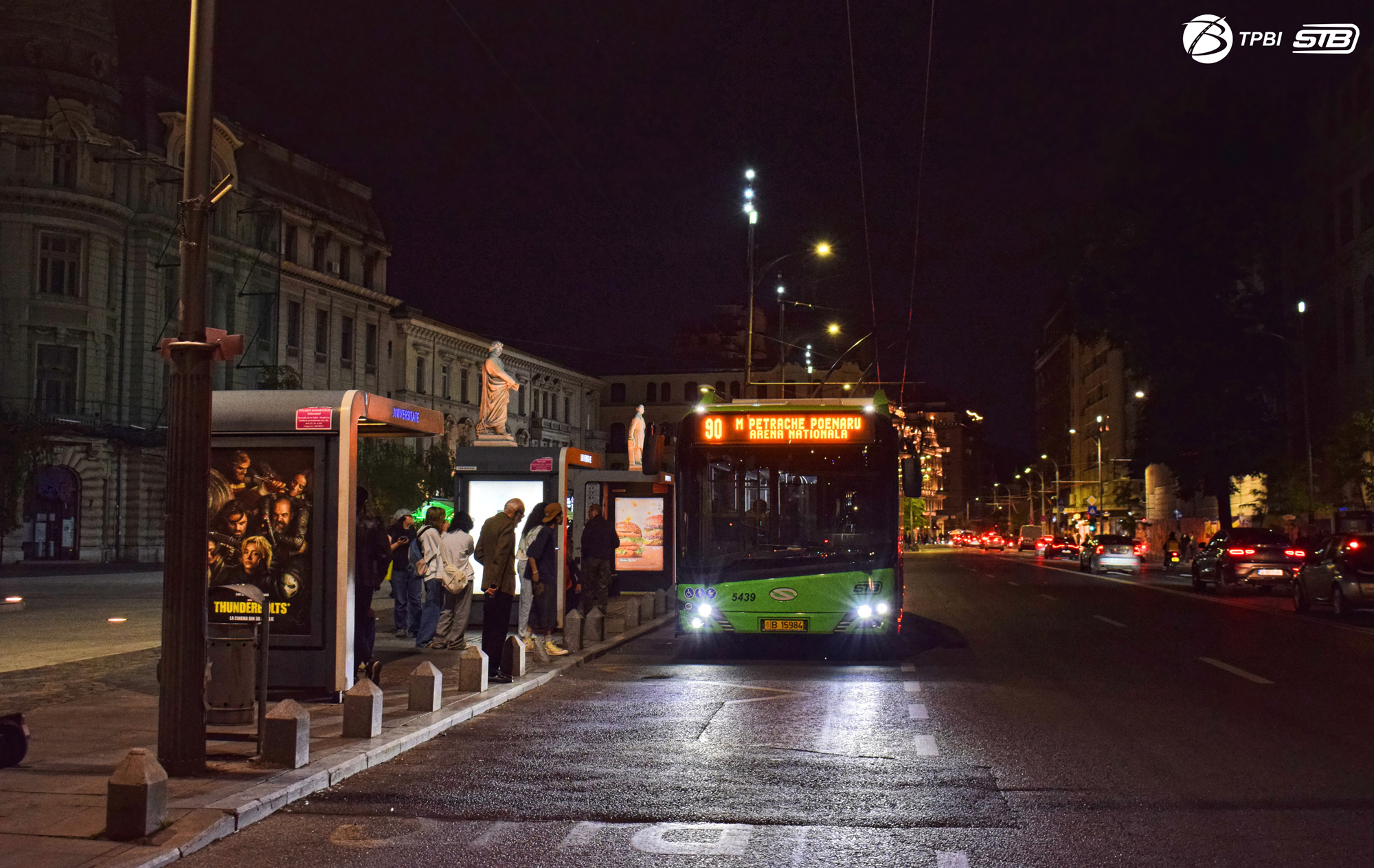 Meciul Rapid București – FCSB prelungește duminică programul a opt linii STB | FOTO: TPBI