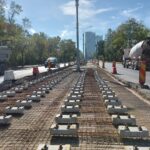 Restricții de trafic între Bulevardul Expoziției și strada Carpați. Continuă lucrările la linia de tramvai. FOTO: clubferoviar.ro