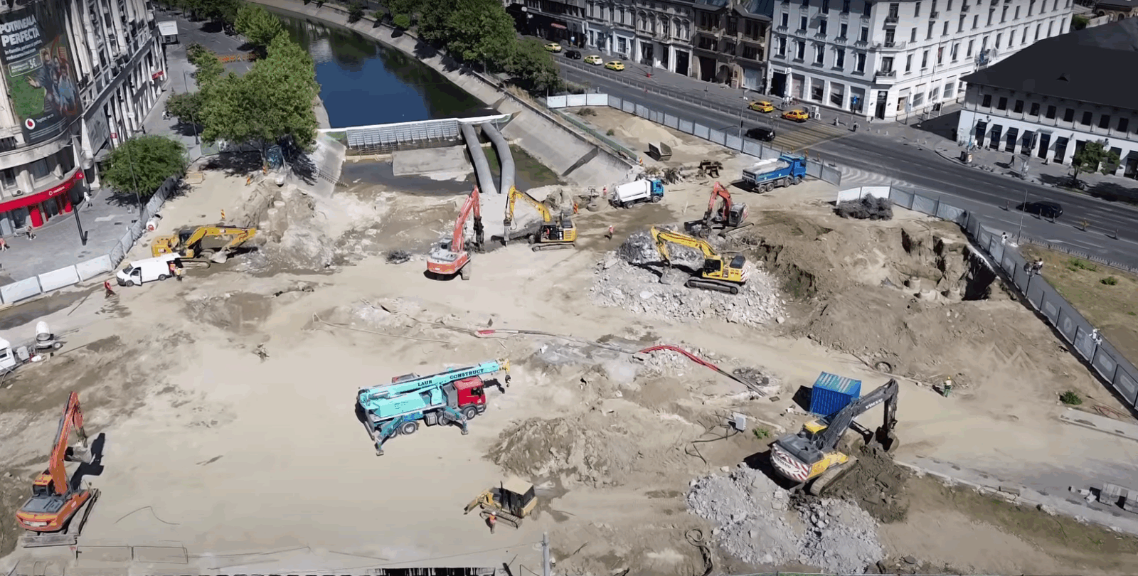 Cum arată lucrările de la Planșeul Unirii