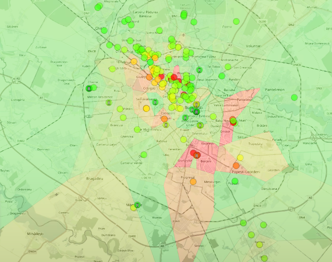 Nou sistem de monitorizare a poluării în Capitală, după incendiul de la Dragonul Roșu