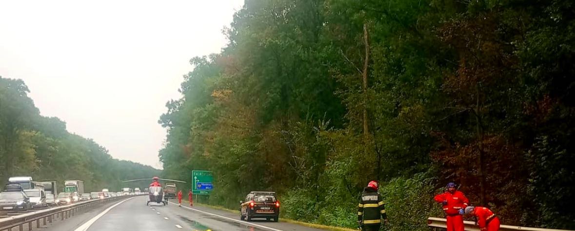 mortal pe autostrada A1