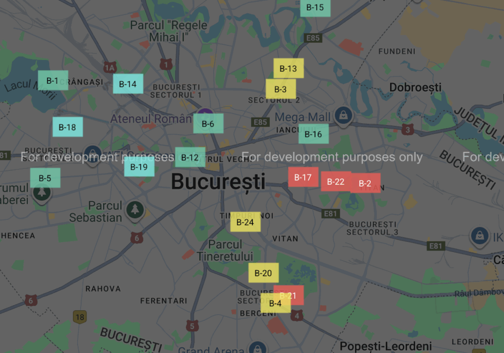 umplut Bucureștiul de fum
