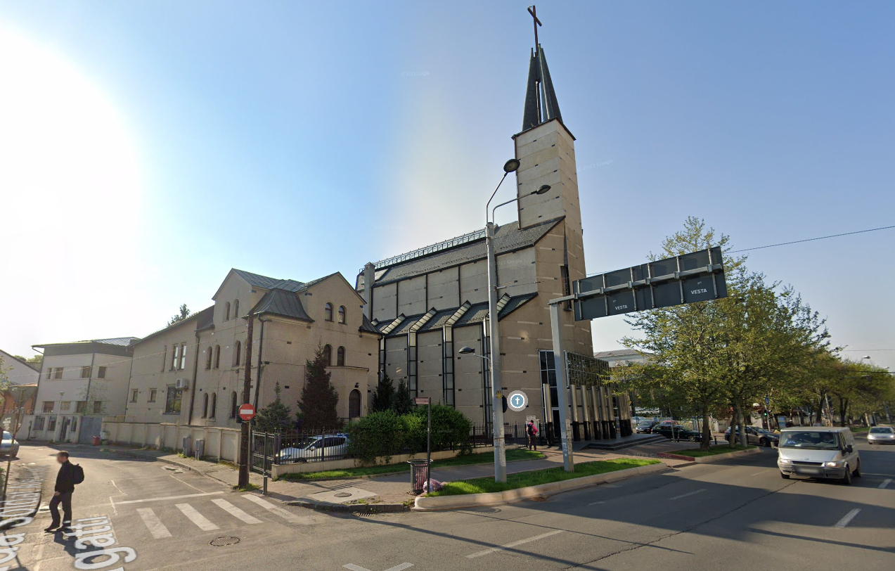 20.000 euro de la Primăria Sectorului 3, pentru Parohia Romano-Catolică Sfânta Cruce. Foto: Google Maps