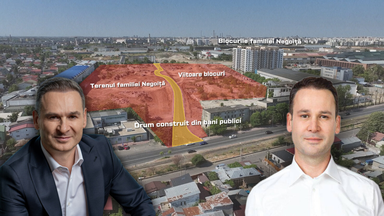 Șoseaua Negoiță. Primarul Sectorului 3 a construit un drum din bani publici pentru fratele său, deși legea interzice construcție pe terenuri private. Foto: Recorder