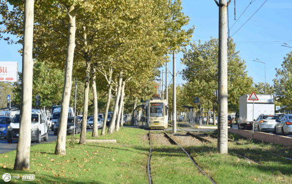 Se reabilitează șinele de tramvai de pe Bulevardul Theodor Pallady. Traficul din zonă va fi reorganizat. FOTO: TPBI