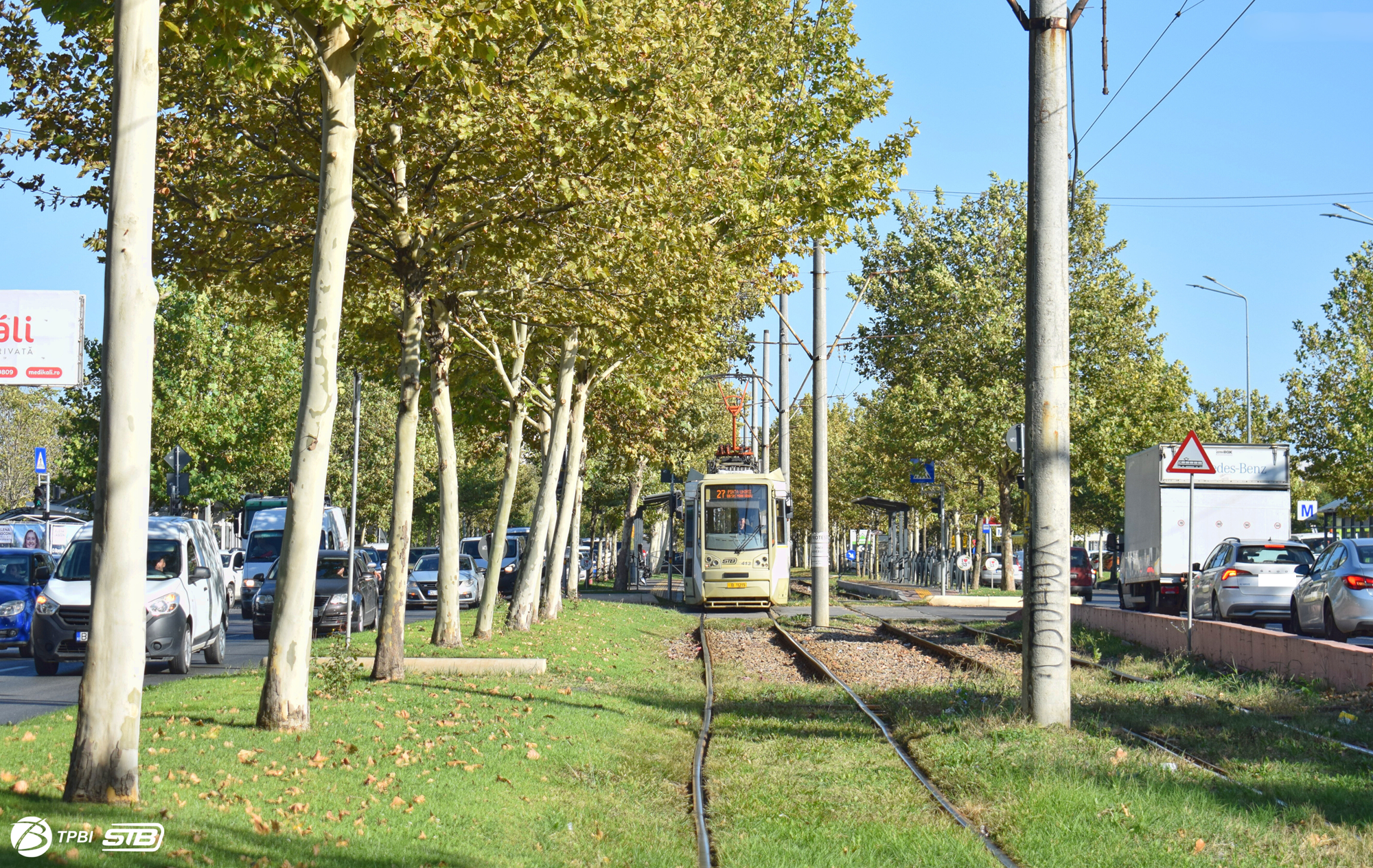 Se reabilitează șinele de tramvai de pe Bulevardul Theodor Pallady. Traficul din zonă va fi reorganizat