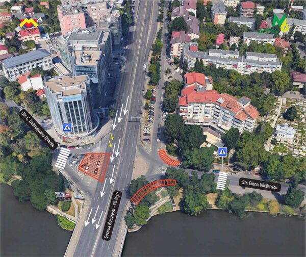 Restricții de circulație pe DN1. Continuă lucrările la Magistrala M6. FOTO: Metrorex