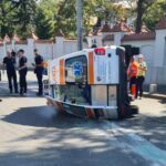 Accident pe Şoseaua Cotroceni. Foto: FB/ Info Trafic București-Ilfov